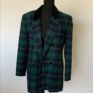 Vintage Amanda smith checkered blazer